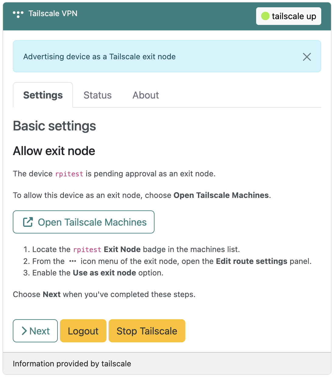 tailscale-advertise-node