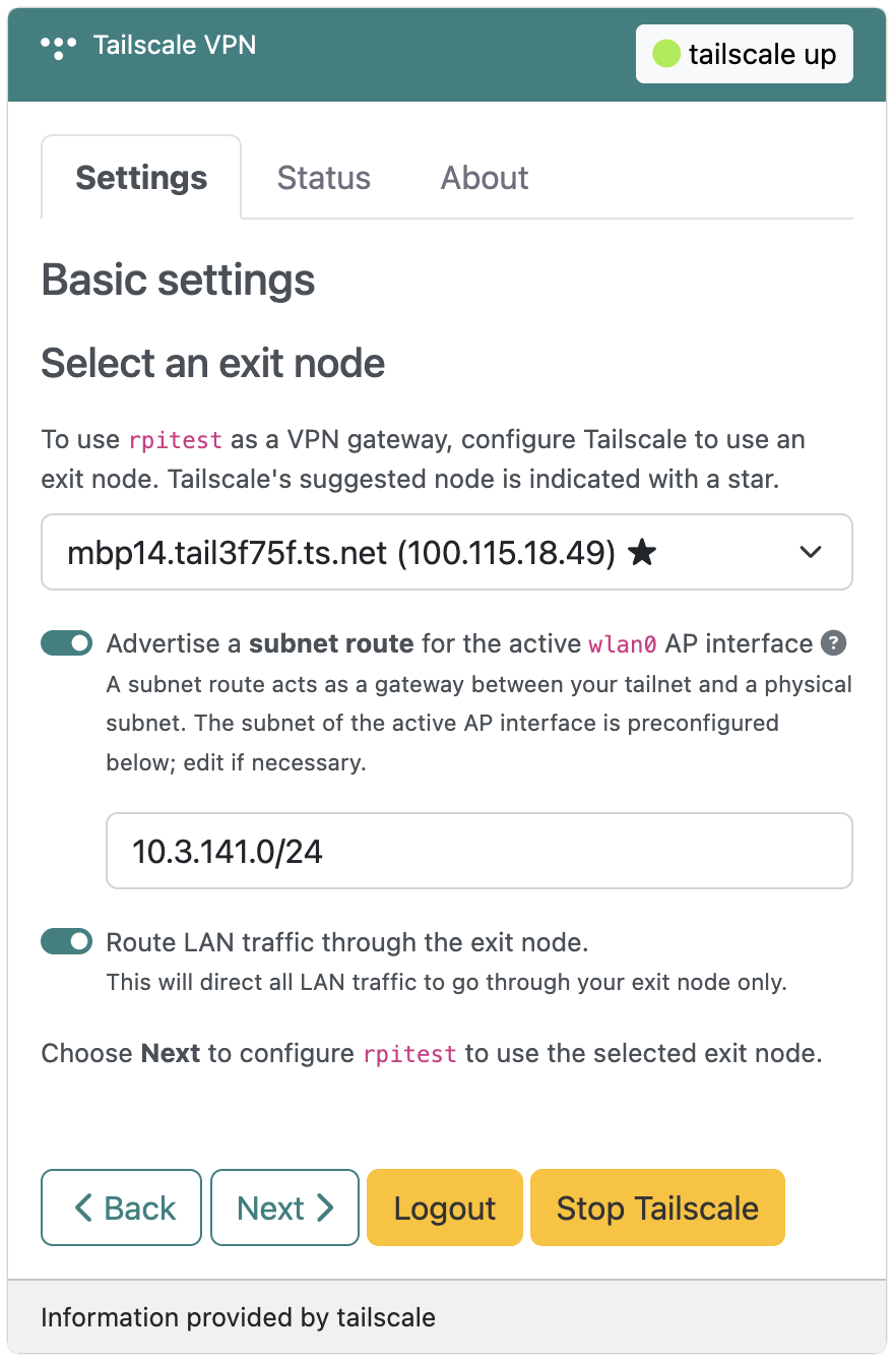 tailscale-select-exit-node